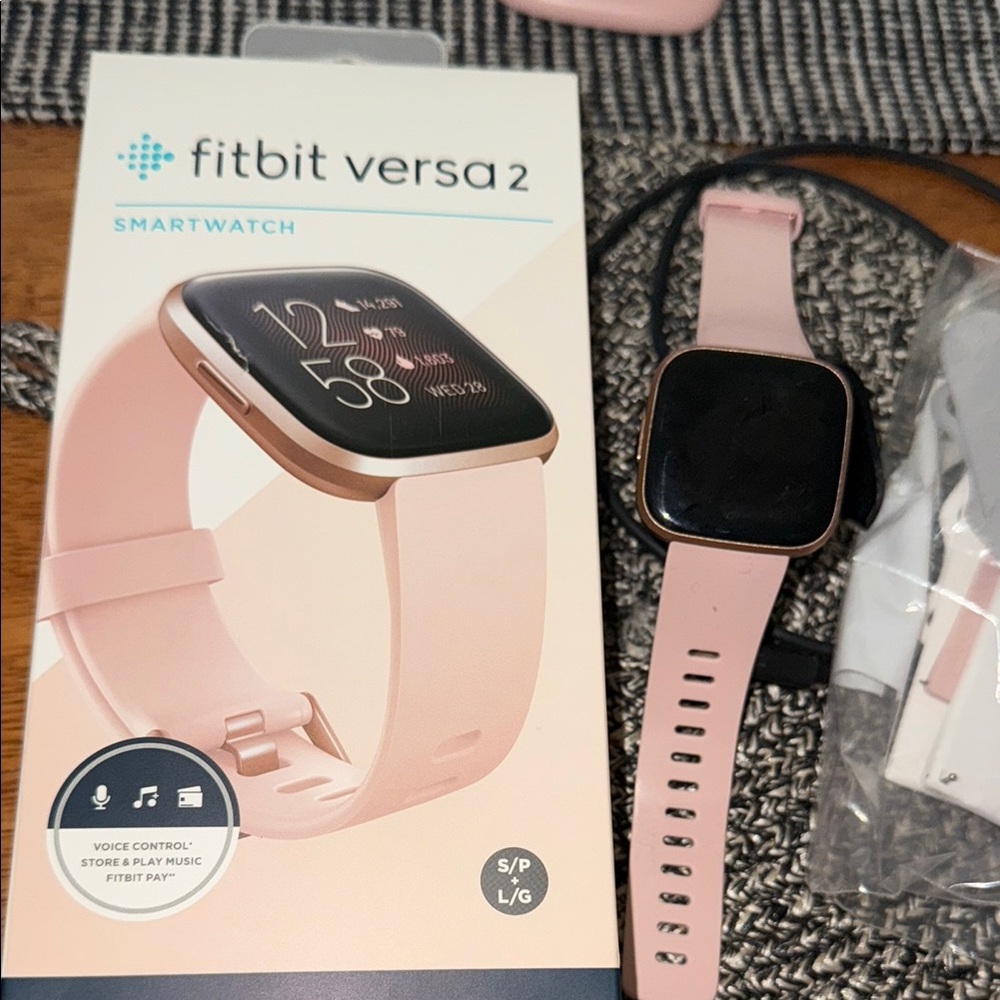 Fitbit Versa 2 Smartwatch - Pink